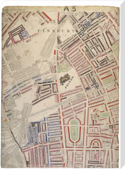 Descriptive map of London Poverty Section 5 1889