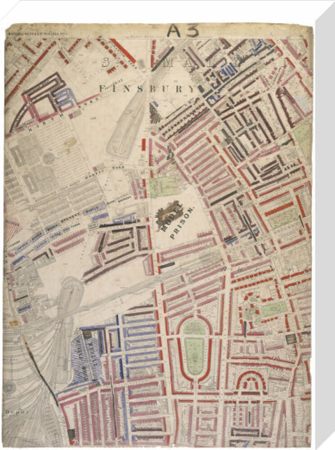 Descriptive map of London Poverty Section 5 1889