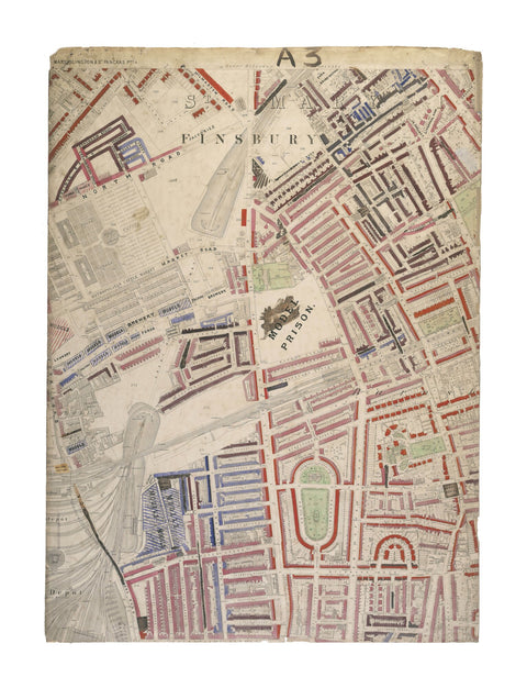 Descriptive map of London Poverty Section 5 1889