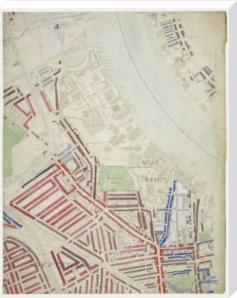 Descriptive map of London Poverty Section 50 1889