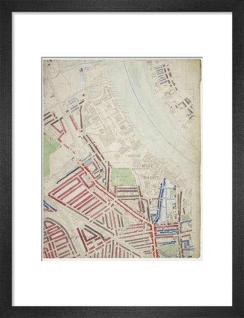 Descriptive map of London Poverty Section 50 1889