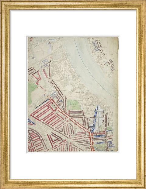 Descriptive map of London Poverty Section 50 1889