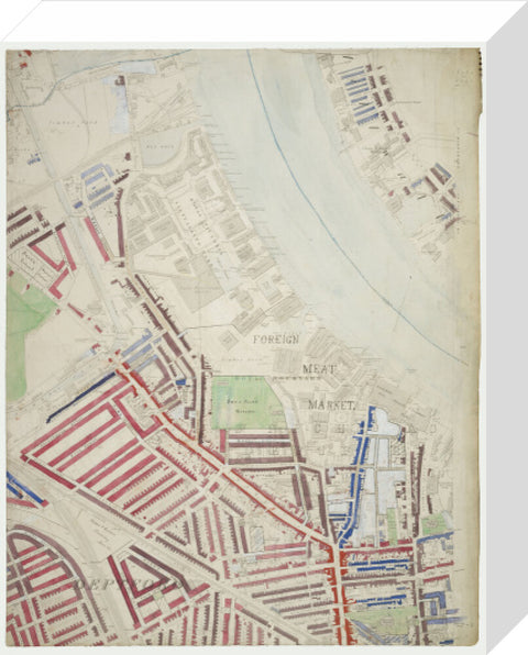 Descriptive map of London Poverty Section 50 1889