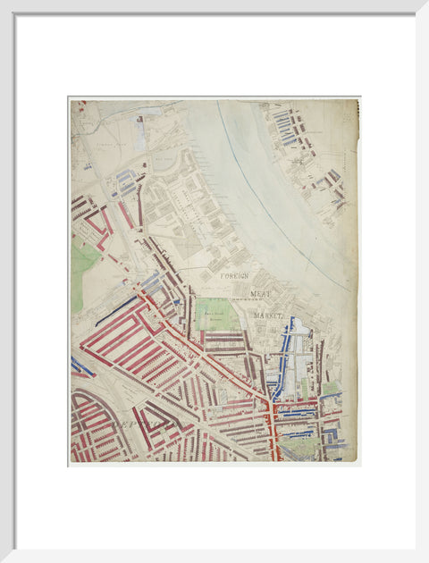 Descriptive map of London Poverty Section 50 1889