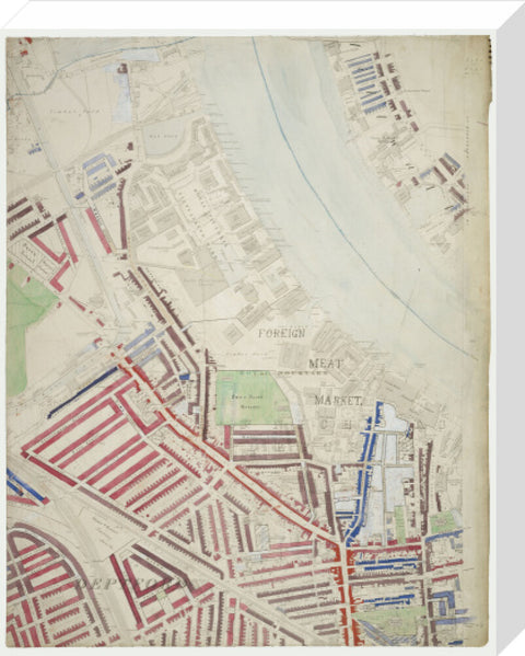 Descriptive map of London Poverty Section 50 1889