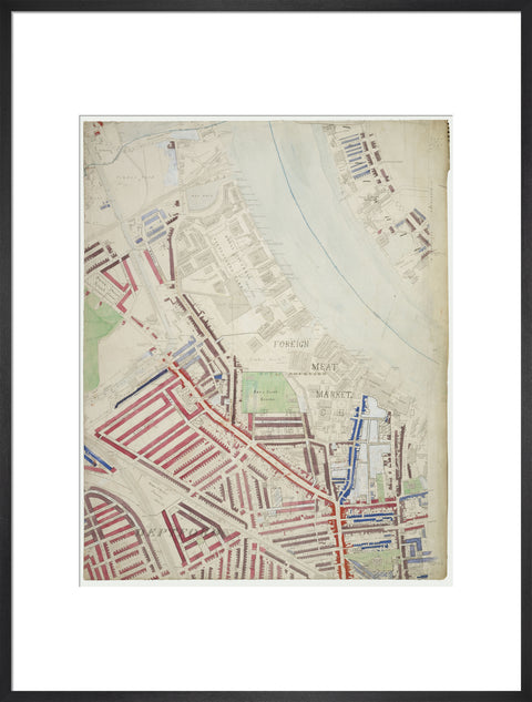 Descriptive map of London Poverty Section 50 1889