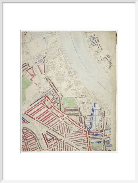 Descriptive map of London Poverty Section 50 1889