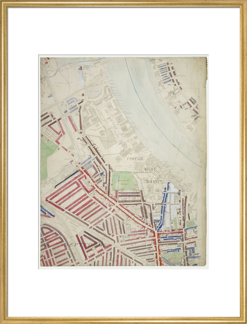 Descriptive map of London Poverty Section 50 1889