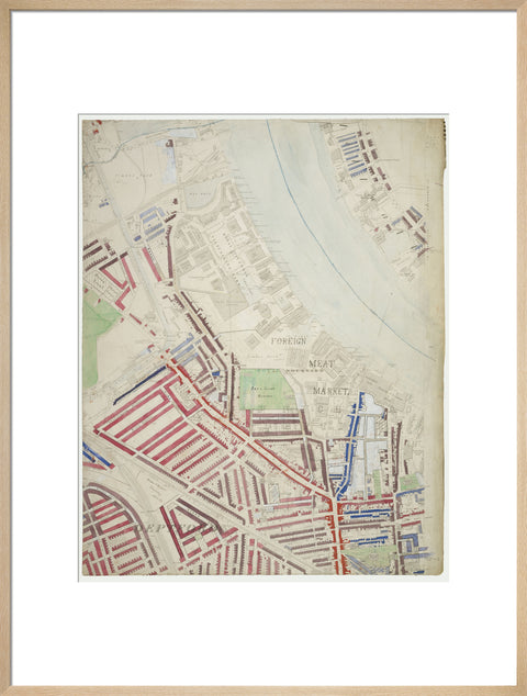 Descriptive map of London Poverty Section 50 1889