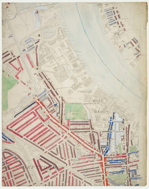 Descriptive map of London Poverty Section 50 1889