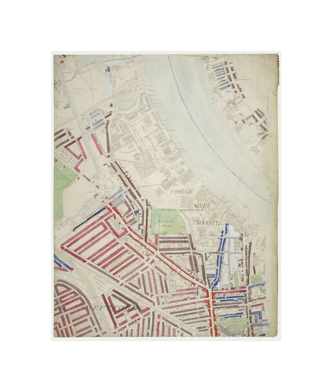 Descriptive map of London Poverty Section 50 1889