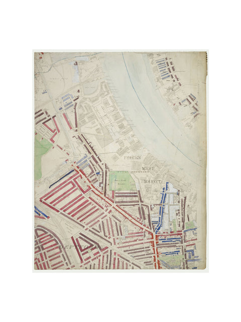Descriptive map of London Poverty Section 50 1889