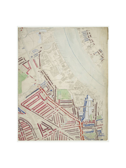 Descriptive map of London Poverty Section 50 1889