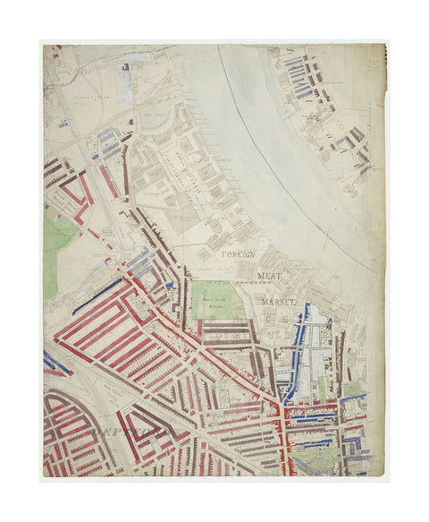 Descriptive map of London Poverty Section 50 1889