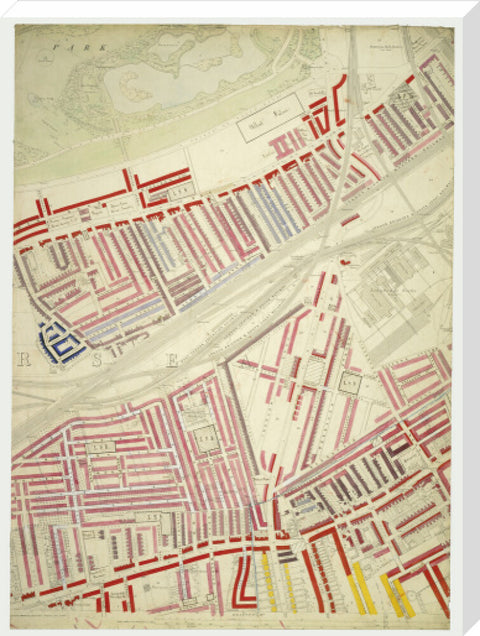 Descriptive map of London Poverty Section 53 1889