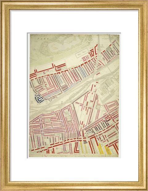 Descriptive map of London Poverty Section 53 1889