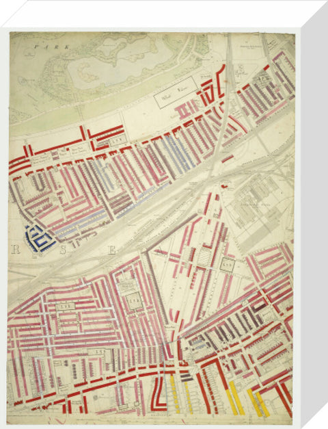 Descriptive map of London Poverty Section 53 1889