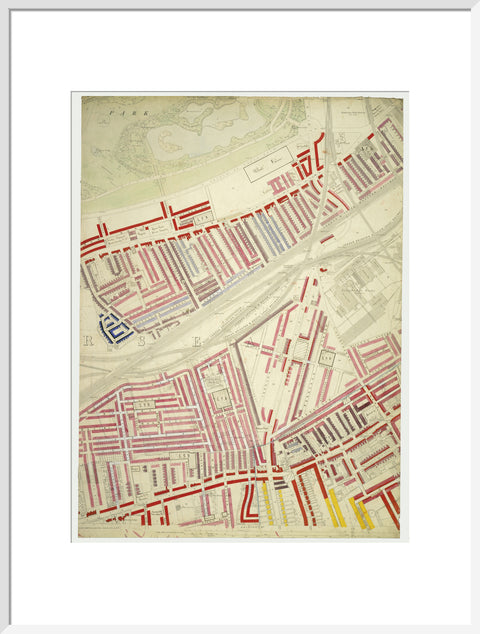 Descriptive map of London Poverty Section 53 1889