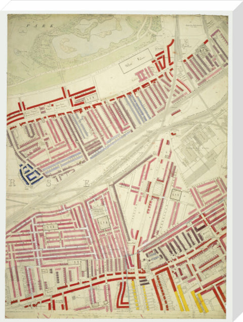 Descriptive map of London Poverty Section 53 1889