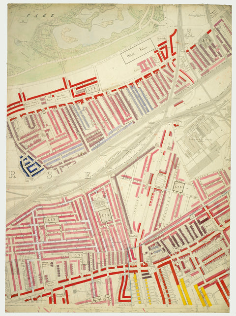 Descriptive map of London Poverty Section 53 1889