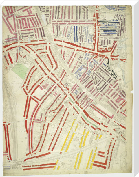 Descriptive map of London Poverty Section 60 1889