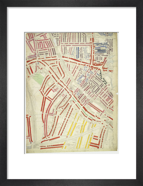 Descriptive map of London Poverty Section 60 1889