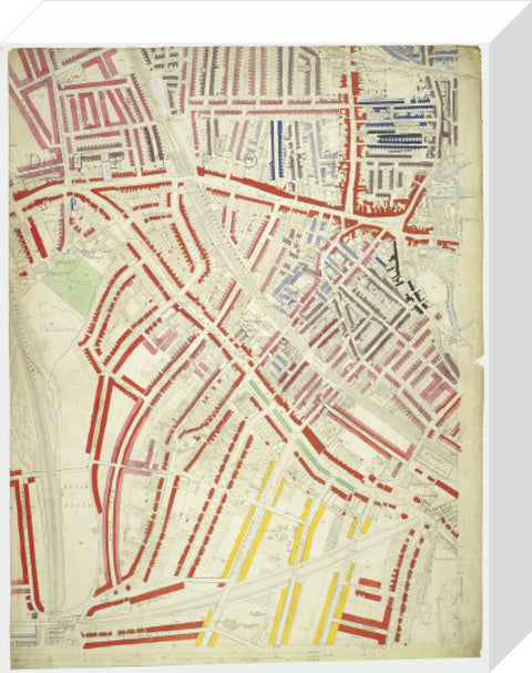 Descriptive map of London Poverty Section 60 1889