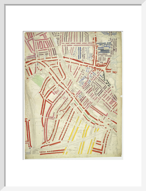 Descriptive map of London Poverty Section 60 1889