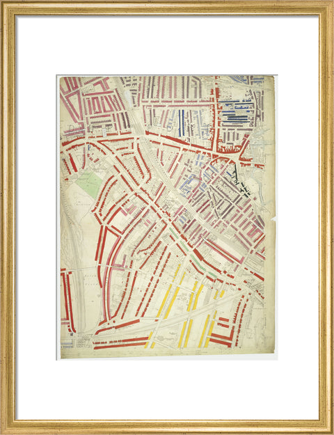 Descriptive map of London Poverty Section 60 1889