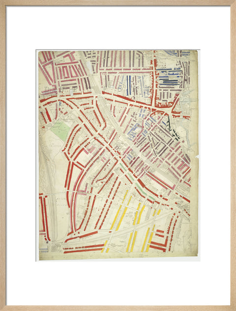 Descriptive map of London Poverty Section 60 1889