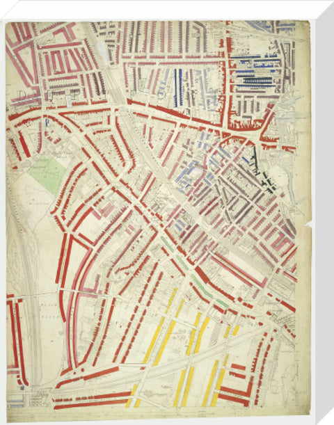 Descriptive map of London Poverty Section 60 1889