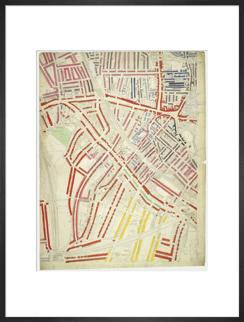 Descriptive map of London Poverty Section 60 1889