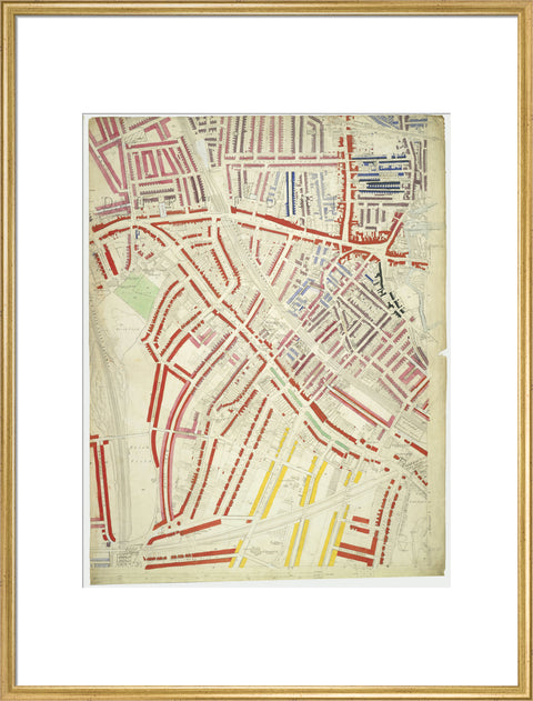 Descriptive map of London Poverty Section 60 1889
