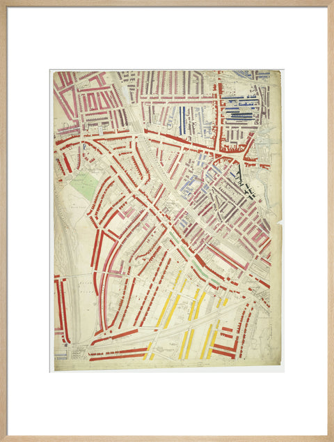 Descriptive map of London Poverty Section 60 1889