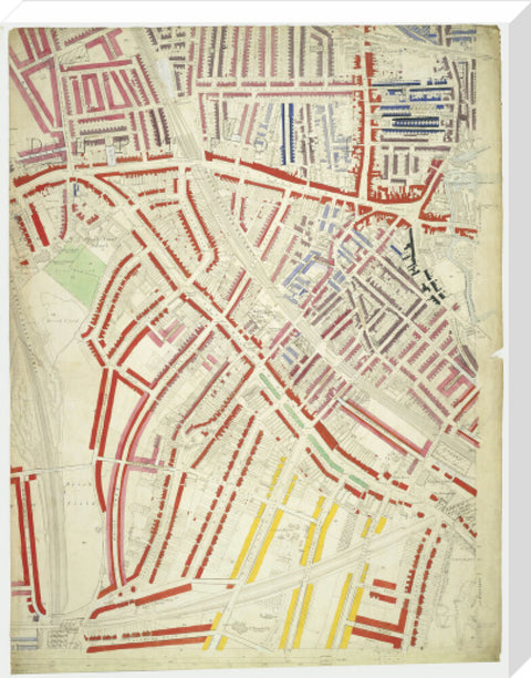 Descriptive map of London Poverty Section 60 1889