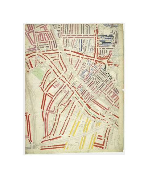 Descriptive map of London Poverty Section 60 1889