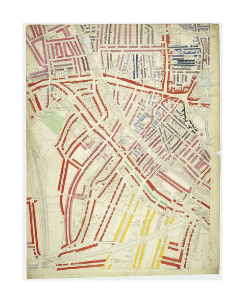 Descriptive map of London Poverty Section 60 1889