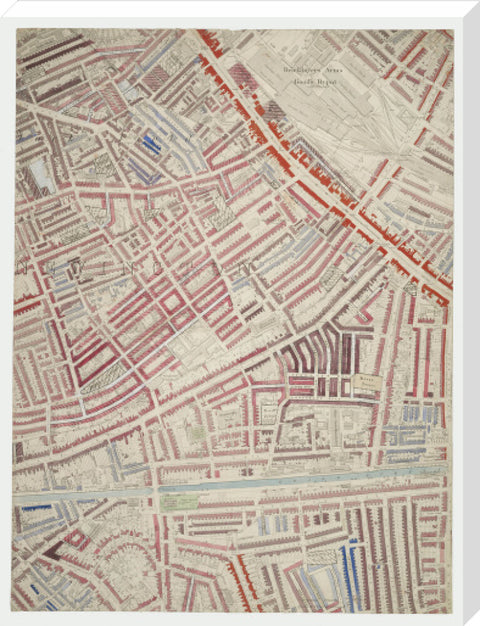 Descriptive map of London Poverty Section 47 1889
