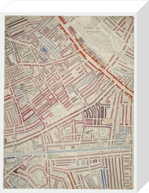 Descriptive map of London Poverty Section 47 1889