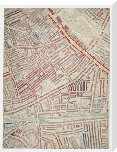 Descriptive map of London Poverty Section 47 1889