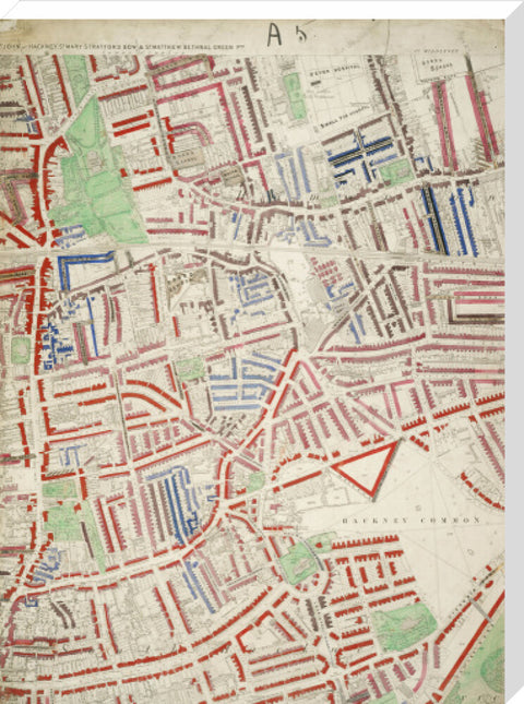 Descriptive map of London Poverty Section 9 1889