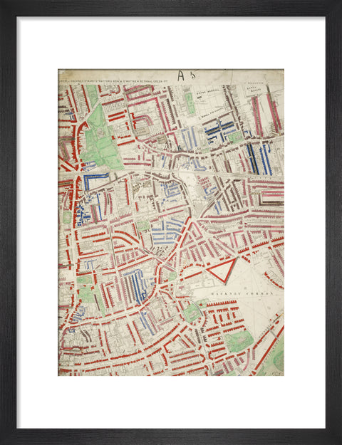 Descriptive map of London Poverty Section 9 1889