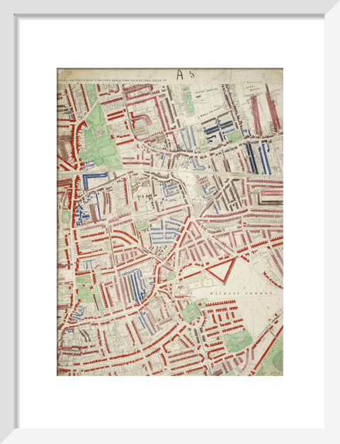 Descriptive map of London Poverty Section 9 1889