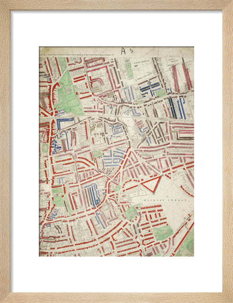 Descriptive map of London Poverty Section 9 1889