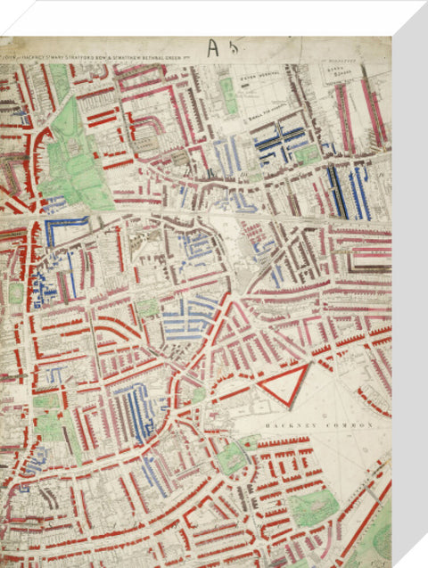 Descriptive map of London Poverty Section 9 1889