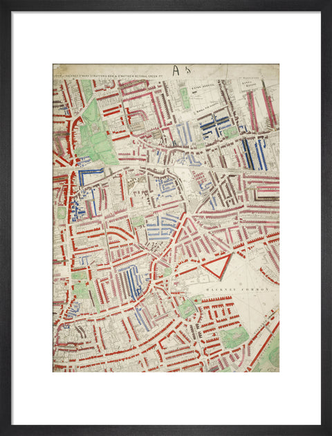Descriptive map of London Poverty Section 9 1889