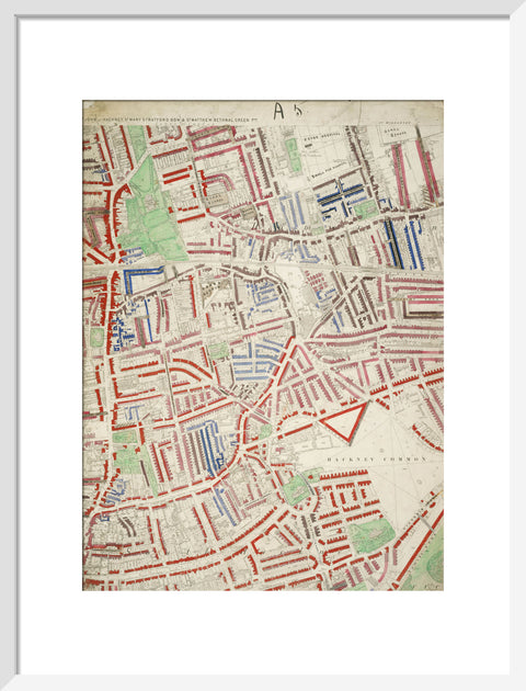 Descriptive map of London Poverty Section 9 1889