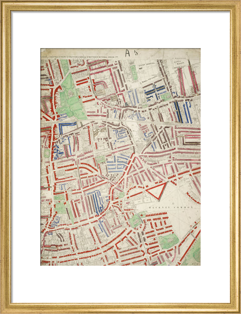 Descriptive map of London Poverty Section 9 1889