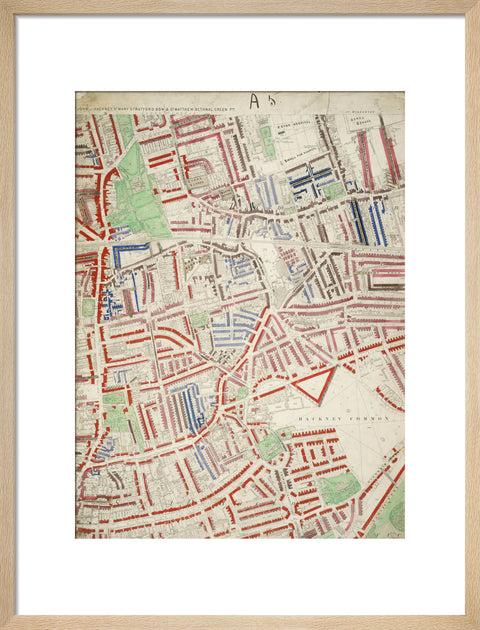Descriptive map of London Poverty Section 9 1889