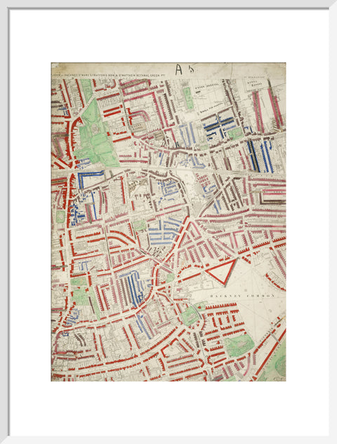 Descriptive map of London Poverty Section 9 1889